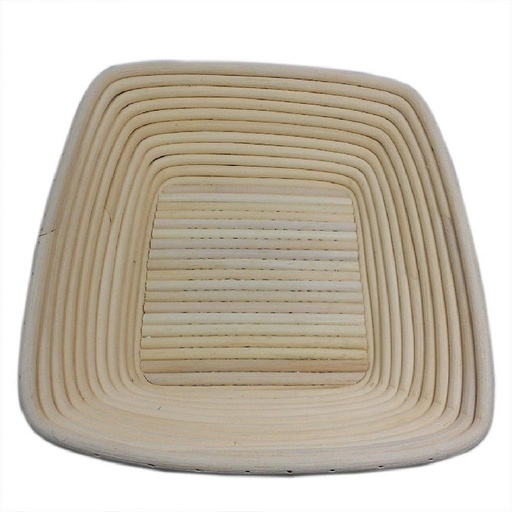 [BM-RB26] PROOFING BASKET BANNETON Rattan SQUARE 4L