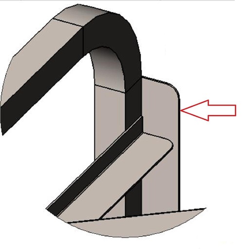 [ACRX-GS-UNI] TRAY STOP for RACK 1670mm CHASSIS