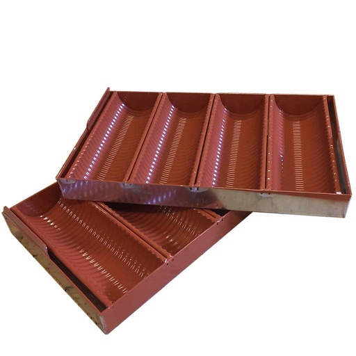 [DDRX-14792-re] FORMSÆT 50x31 4x2,3L DD-type 300mm Spiralbrød RilonElast