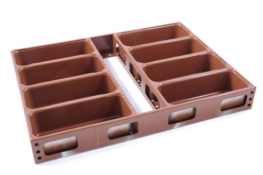 [DDRX-12717-re] FORMSETT 45x60 8x1,5L DD-type 240mm RilonElast