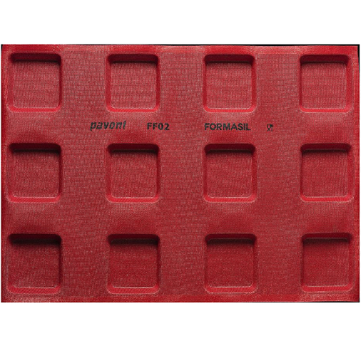 [PI-FF02] SILICONE MAT 40x60 SQUARE 12pcs 120mm