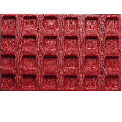 [PI-FF04] SILICONE MAT 40x60 SQUARE 24pcs 65mm