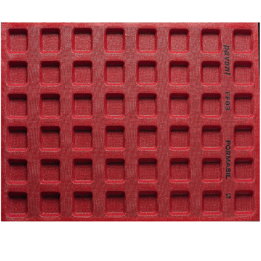 [PI-FF03] SILICONE MAT 40x60 SQUARE 48pcs 45mm **OUTLET**