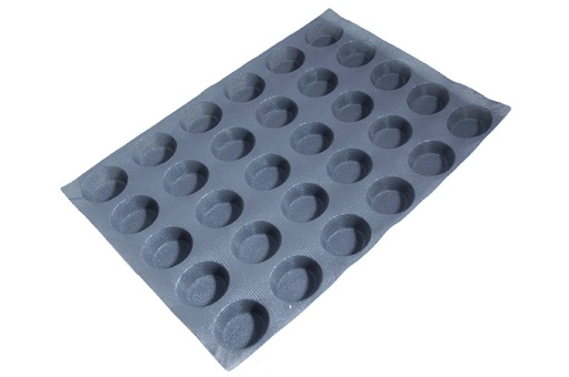 [MA-010868] SILIKONEMÅTTE 40x60 OVAL 30stk 71mm 