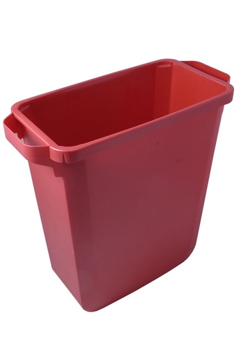 [DB-1800496080] BIN 60L RECTANGULAR RED